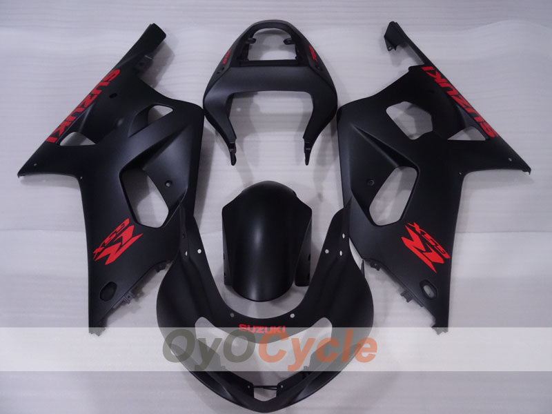 Kit de carénage injecté pour GSX R750 00-03 - Noir - Style d'origine #OYO87905133