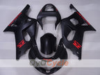 Kit de carénage injecté pour GSX R750 00-03 - Noir - Style d'origine #OYO87905133