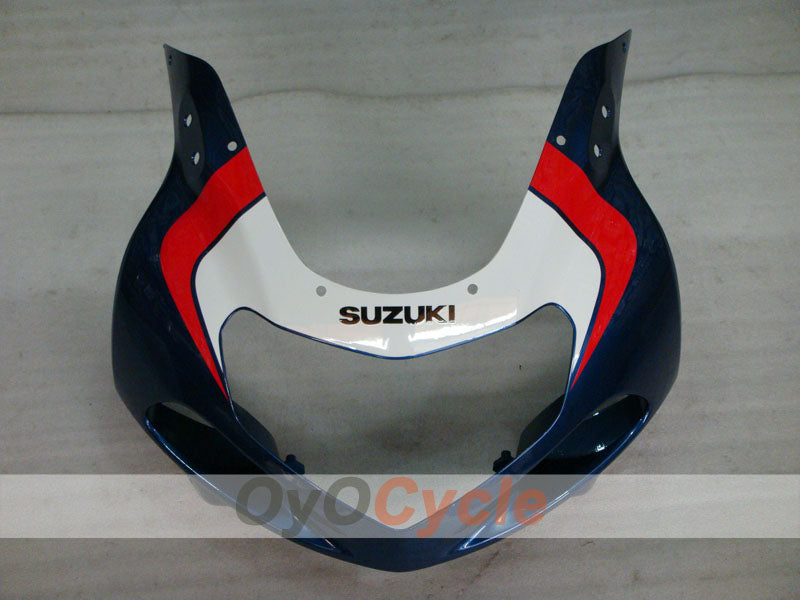 Kit de carénage à injection pour GSX R750 00-03 - Bleu, Blanc - Style usine #OYO87905123