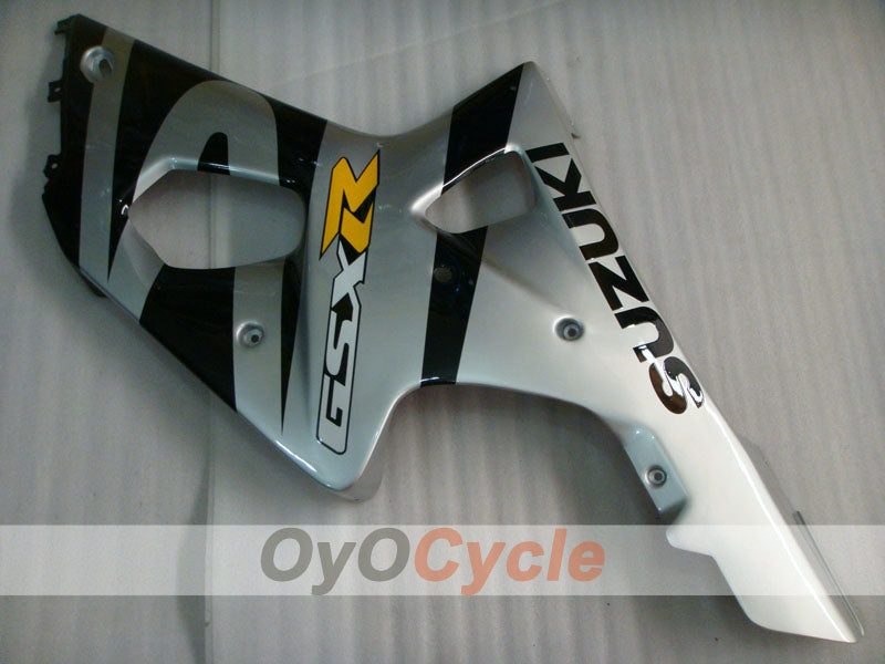 Kit de carénage à injection pour GSX R1000 00-02 - Noir, argent - Style d'origine #OYO87901772