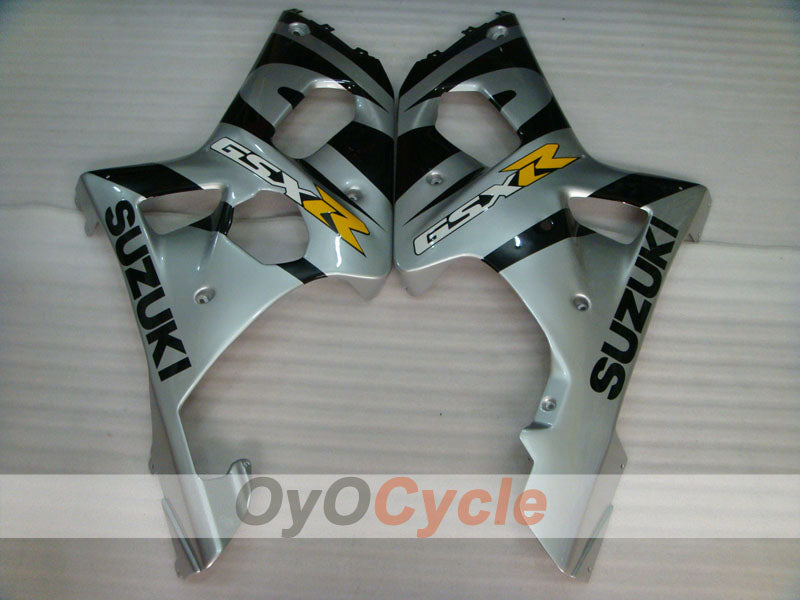 Kit de carénage à injection pour GSX R1000 00-02 - Noir, argent - Style d'origine #OYO87901772