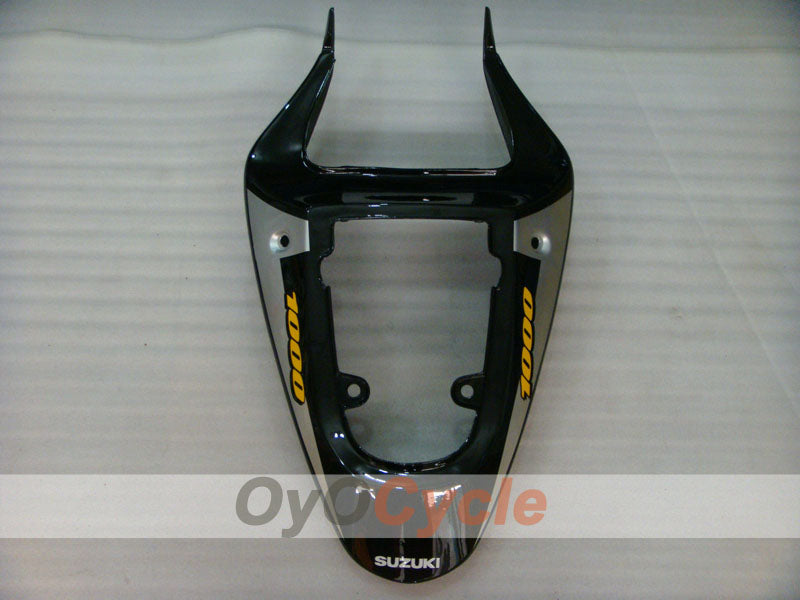 Kit de carénage à injection pour GSX R1000 00-02 - Noir, argent - Style d'origine #OYO87901772