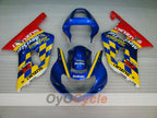 Kit de carénage à injection pour GSX R750 00-03 - Rouge, Bleu - Movistar #OYO87901066