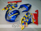 Kit de carénage à injection pour GSX R600 01-03 - Rouge, Bleu - Movistar #OYO87901062
