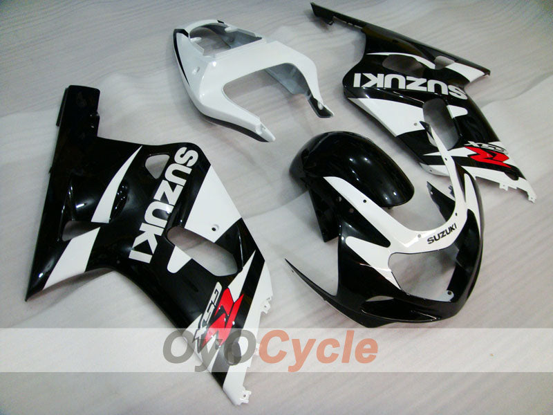 Kit de carénage à injection pour GSX R1000 00-02 - Blanc, noir - Style d'origine #OYO87901776 Image principale du produit