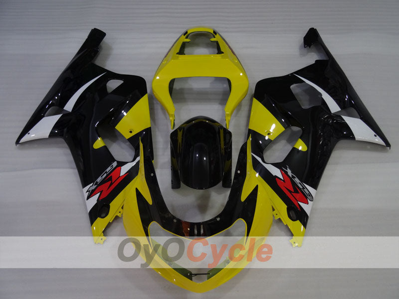 Kit de carénage à injection pour GSX R1000 00-02 - Jaune, Noir - Style usine #OYO87905224 Image secondaire du produit