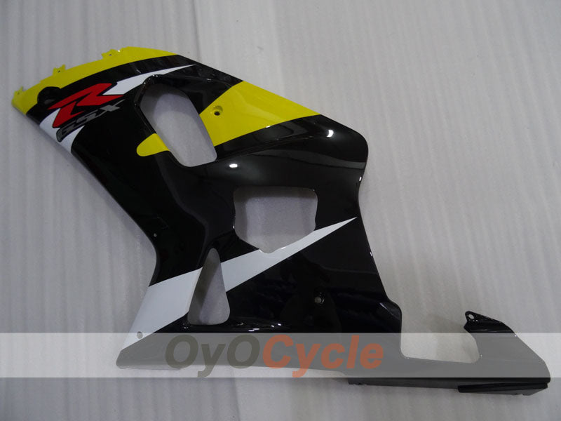 Kit de carénage à injection pour GSX R1000 00-02 - Jaune, Noir - Style usine #OYO87905224