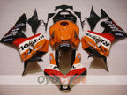 Kit de carénage injecté pour CBR600RR 07-08 - Orange, Noir - Repsol #OYO87900424