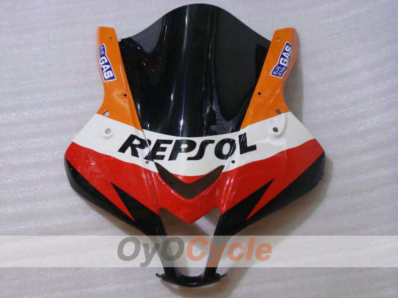 Kit de carénage injecté pour CBR600RR 07-08 - Orange, Noir - Repsol #OYO87900424