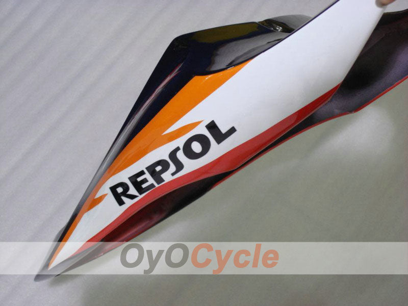 Kit de carénage injecté pour CBR600RR 07-08 - Orange, Noir - Repsol #OYO87900424