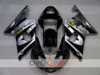 Kit de carénage à injection pour GSX R1000 00-02 - Noir, Argent - Style d'origine #OYO87905211