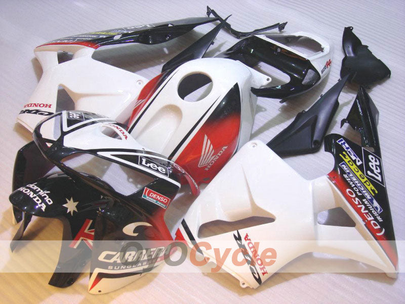 Kit de carénages injectés pour CBR600RR 05-06 - Blanc, noir - Lee, MICHELIN #OYO87900262