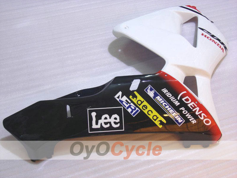 Kit de carénages injectés pour CBR600RR 05-06 - Blanc, noir - Lee, MICHELIN #OYO87900262