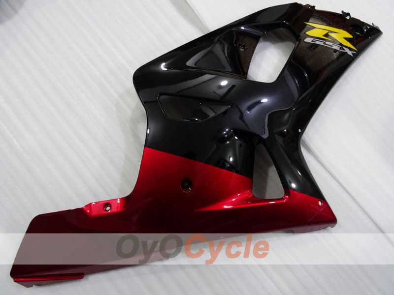 Kit de carénage à injection pour GSX R1000 00-02 - Rouge, Noir - Style d'origine #OYO87905212