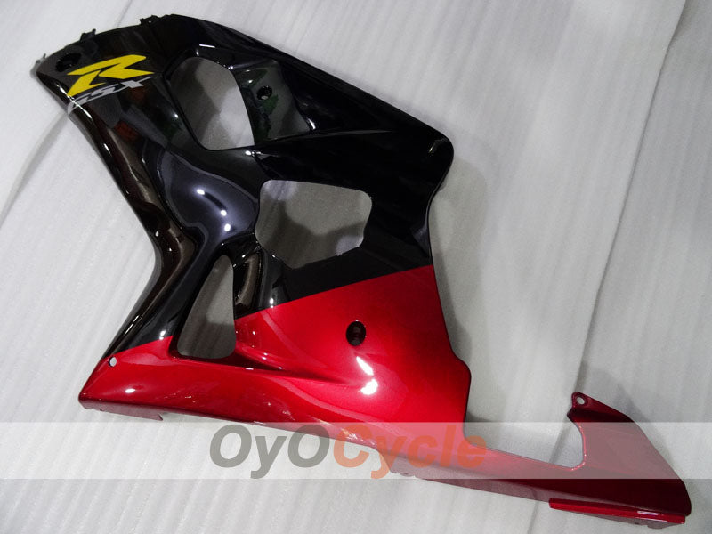 Kit de carénage injecté pour GSX R750 00-03 - Rouge, noir - Style usine #OYO87905166