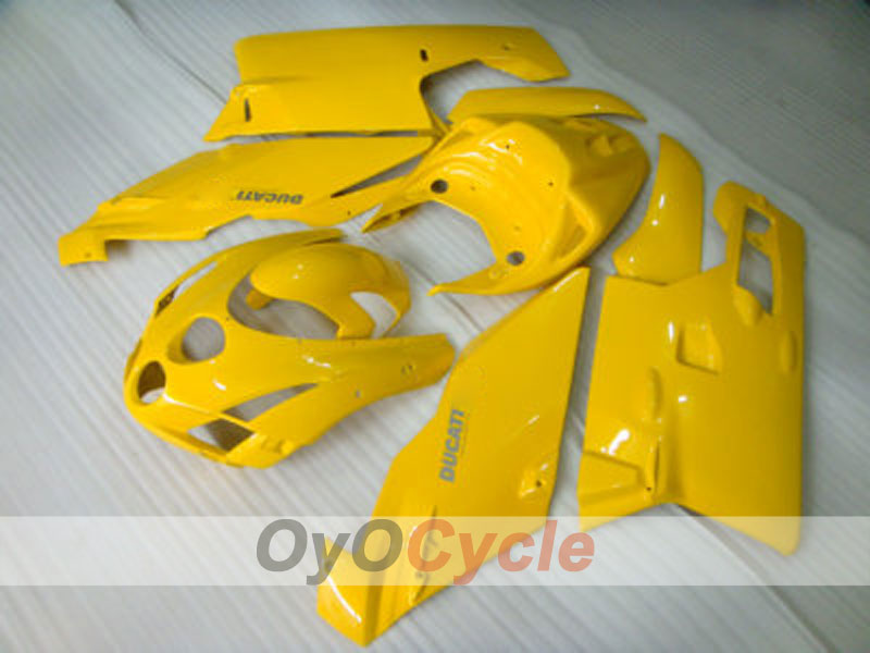 Kit de carénage à injection pour Ducati 999 03-04 - Jaune - Style usine #OYO87902353