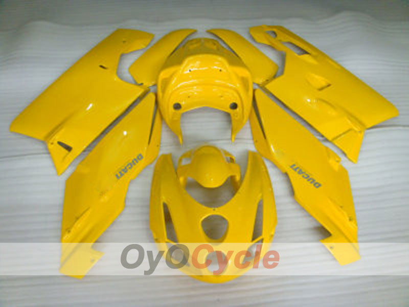 Kit de carénage à injection pour Ducati 999 03-04 - Jaune - Style usine #OYO87902353