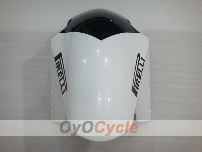 Kit de carénage injecté pour GSX R750 00-03 - Blanc, noir - Corona #OYO87905170