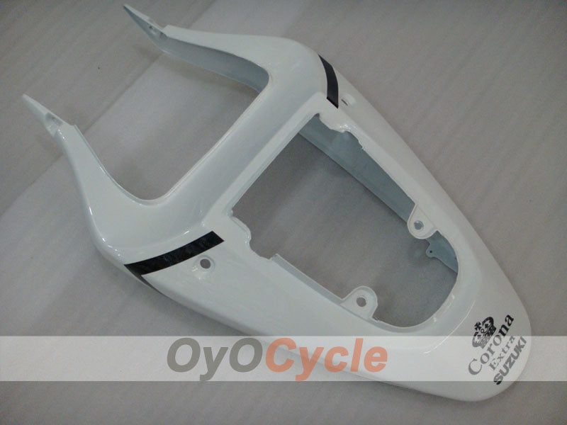 Kit de carénage à injection pour GSX R600 01-03 - Blanc, Noir - Corona, MOTUL #OYO87905115