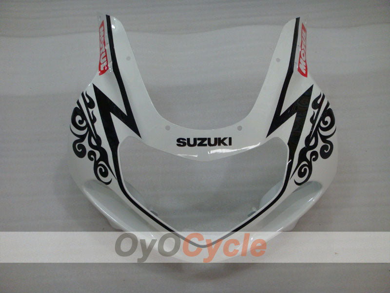 Kit de carénage à injection pour GSX R600 01-03 - Blanc, Noir - Corona, MOTUL #OYO87905115