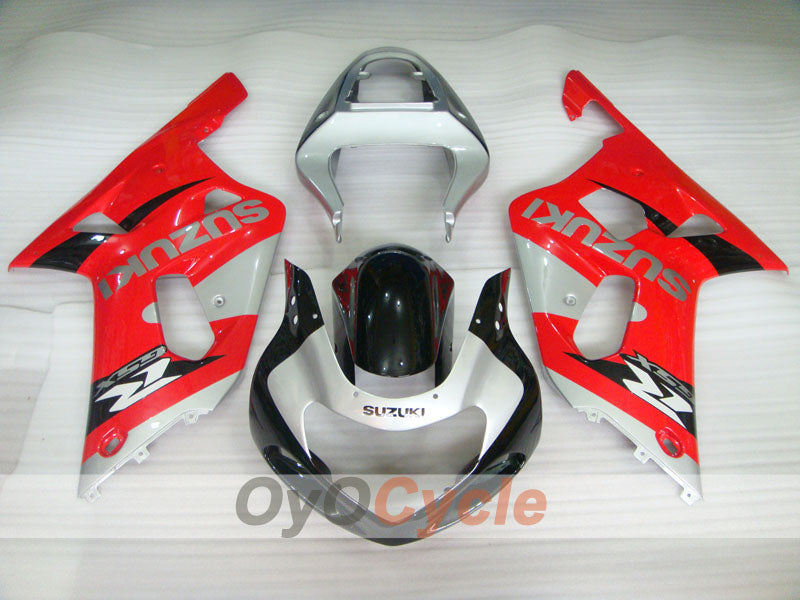 Kit de carénage à injection pour GSX R750 00-03 - Rouge, gris - Style d'origine #OYO87901127 Image secondaire du produit