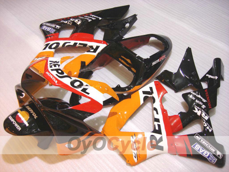 Kit de carénage à injection pour CBR900RR 929 00-01 - Jaune, Noir - MICHELIN, Repsol #OYO87902734