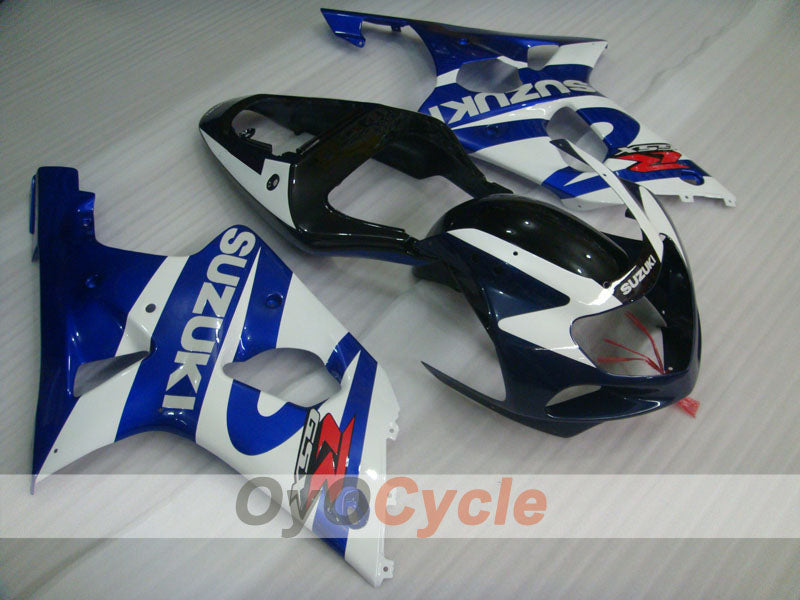 Kit de carénage à injection pour GSX R1000 00-02 - Bleu, blanc - Style d'usine #OYO87901794 Image principale du produit
