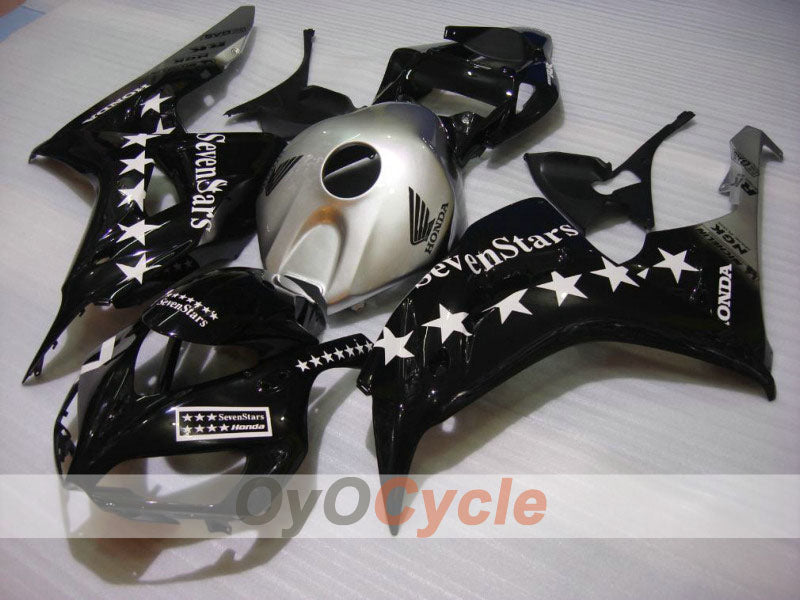 Kit de carénage injecté pour CBR1000RR 06-07 - Noir, Argent - SevenStars #OYO87900650 Image secondaire du produit