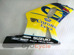 Kit de carénage injecté pour GSX R750 00-03 - Jaune, bleu - Corona #OYO87905168