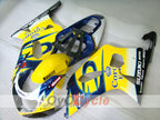 Kit de carénage injecté pour GSX R750 00-03 - Jaune, bleu - Corona #OYO87905168