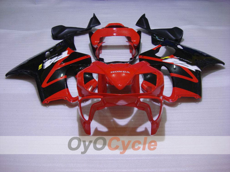 Kit de carénage à injection pour CBR600F4i 01-03 - Rouge, Noir, Rose - Style usine #OYO87900183