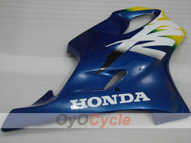Kit de carénage à injection pour CBR600F4 99-00 - Jaune, Bleu - Style usine #OYO87900137