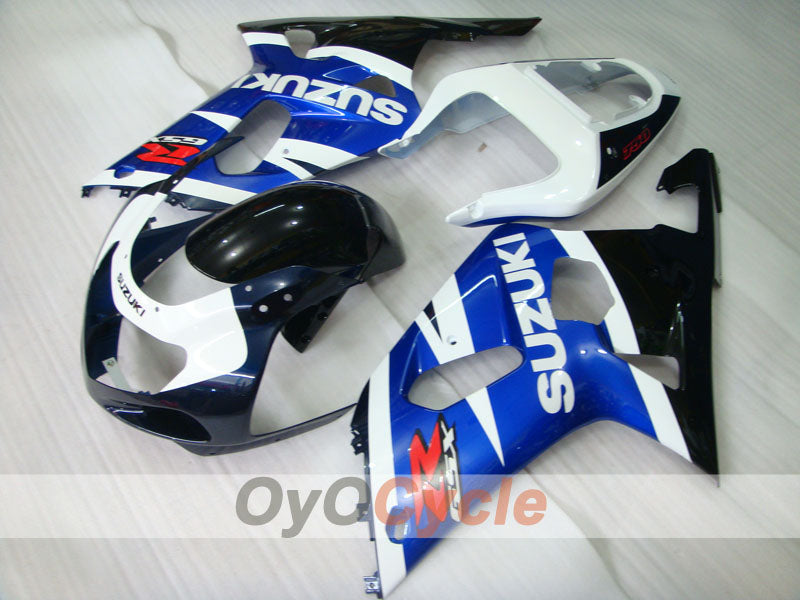 Kit de carénage à injection pour GSX R750 00-03 - Bleu, noir - Style d'origine #OYO87901110