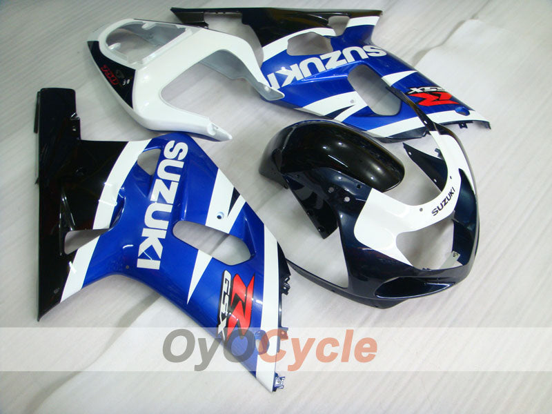 Kit de carénage à injection pour GSX R750 00-03 - Bleu, noir - Style d'origine #OYO87901110