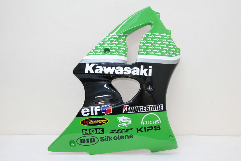 Kit de carénage injecté pour NINJA ZX-6R 00-02 - Vert, noir - Nakano #OYO87901726