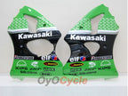 Kit de carénage injecté pour NINJA ZX-6R 00-02 - Vert, noir - Nakano #OYO87901726