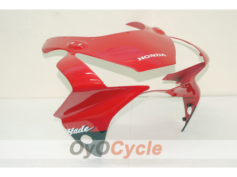 Kit de carénages moulés par injection pour CBR900RR 954 de 02-03 - Rouge, noir - Fireblade #OYO87902708