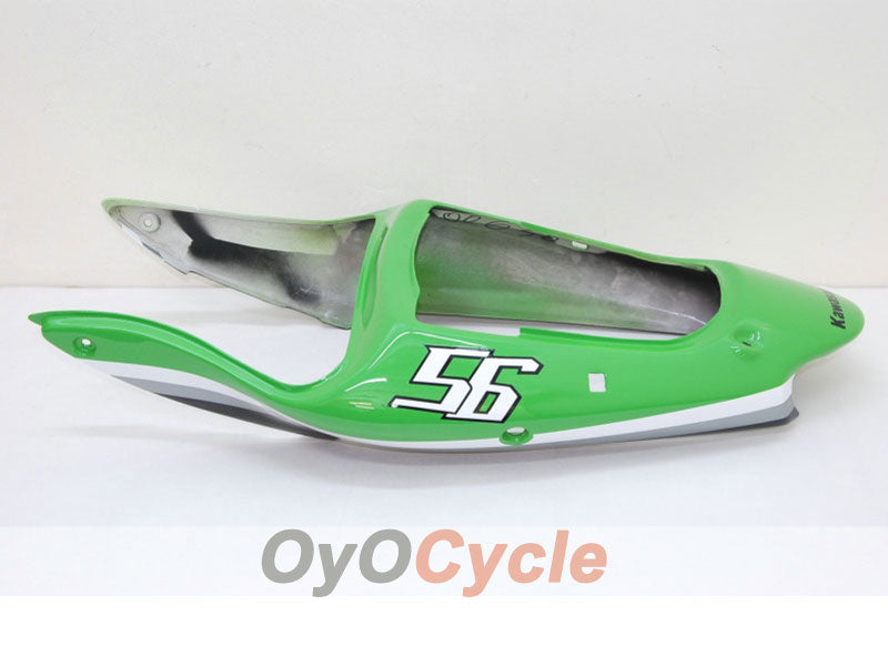 Kit de carénage injecté pour NINJA ZX-6R 00-02 - Vert, noir - Nakano #OYO87901726