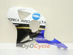 Kit de carénage à injection pour CBR900RR 954 02-03 - Blanc, Noir - Konica Minolta #OYO87902735