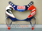 Kit de carénage à injection pour CBR600F4 99-00 - Rouge, Bleu - Castrol #OYO87900107