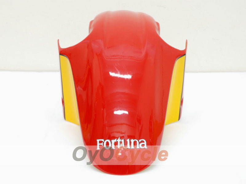 Kit de carénage à injection pour CBR600F4i 01-03 - Rouge, Jaune - Castrol #OYO87900156