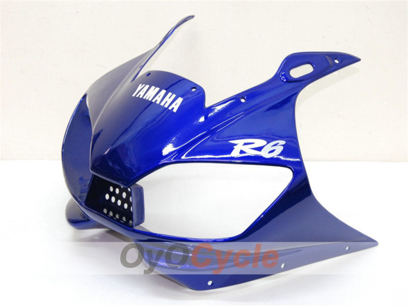 Kit de carénages à injection pour YZF-R6 98-02 - Bleu, noir - Style usine #OYO87900994