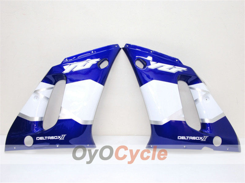 Kit de carénages à injection pour YZF-R6 98-02 - Bleu, noir - Style usine #OYO87900994