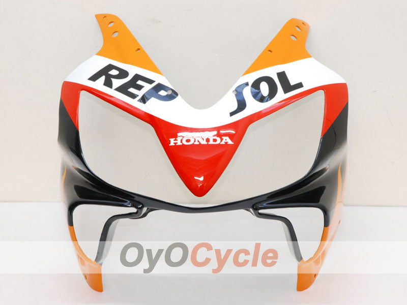 Kit de carénage injecté pour CBR600F4i 04-07 - Jaune, Noir - MICHELIN, Repsol #OYO87900219