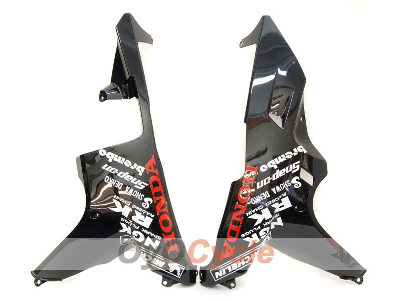 Kit de carénage injecté pour CBR600RR 07-08 - Orange, Noir - Repsol #OYO87900427
