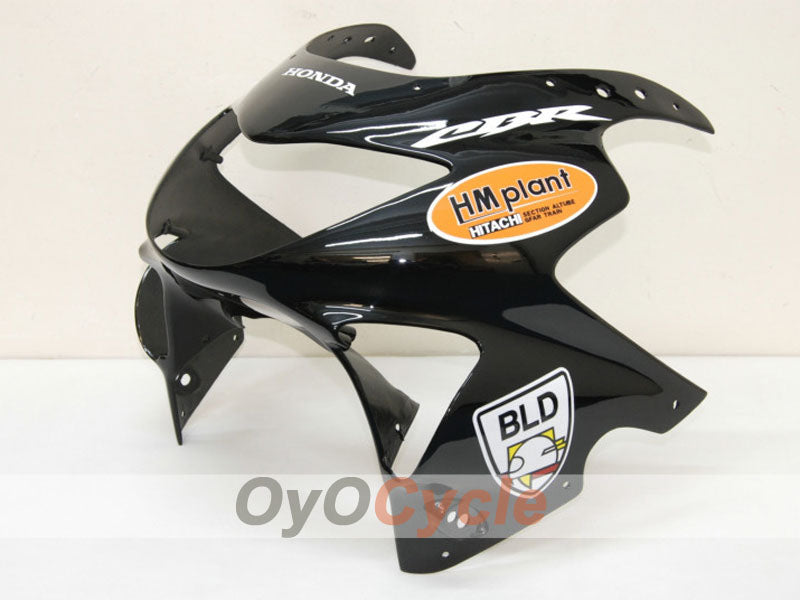 Kit de carénage à injection pour CBR600F4 99-00 - Noir - Castrol #OYO87900113