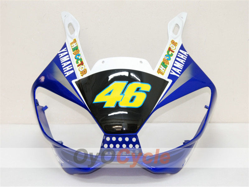 Kit de carénages à injection pour YZF-R6 98-02 - Bleu, blanc - FIAT, MOTUL #OYO87900984