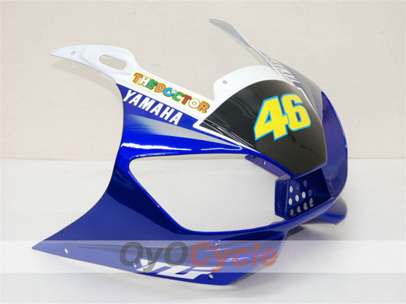 Kit de carénages à injection pour YZF-R6 98-02 - Bleu, blanc - FIAT, MOTUL #OYO87900984