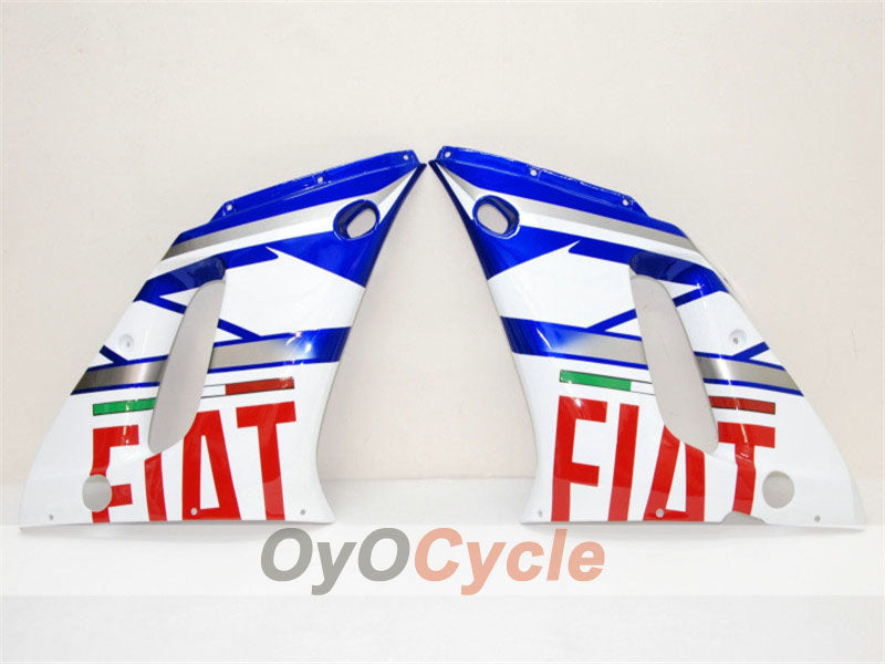 Kit de carénages à injection pour YZF-R6 98-02 - Bleu, blanc - FIAT, MOTUL #OYO87900984
