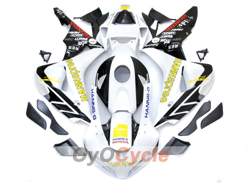 Kit de carénage à injection pour CBR1000RR 06-07 - Blanc, Noir - HANN Spree #OYO87900605